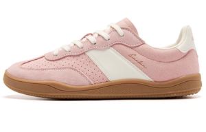 QIAODAN Кроссовки Wave German Army с низким верхом, устойчивые к истиранию, для скейтбординга, женские, розовые