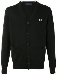 Fred Perry кардиган с вышитым логотипом, синий