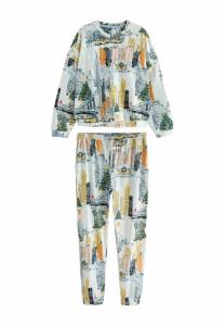 Пижамный комплект Next SET, Oatmeal Nyc/Beige