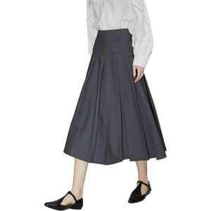 ELLE Повседневная длинная юбка Women's Gray