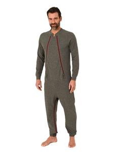 Трусы NORMANN Pflegeoverall langarm Reissverschluss Vorne, антрацит