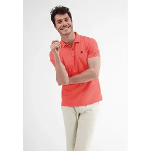 Рубашка-поло LERROS "Классический стиль поло LERROS из пике *Cool & Dry*", красный