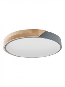 Светодиодный потолочный светильник "BORNEO" серого цвета - (Д)31 см x (Ш)31 см x (В)5,5 см - класс энергоэффективности F näve