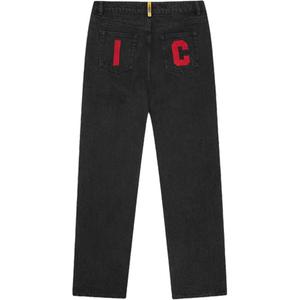 Джинсы с принтом Running Dog Ice Cream, черный