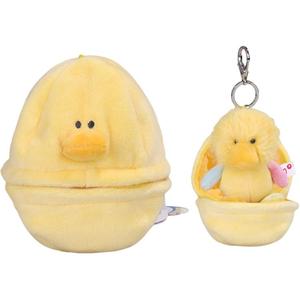 Плюшевый кулон в виде загадочной перепелиной куклы высотой 13cm NICI, желтый