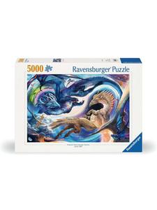 Пазл Ravensburger, 5000 деталей, «Гигантский фестиваль воздушных змеев днем и ночью» в красочном исполнении