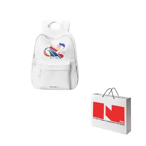 FINITE  LOOP FINITE LOOP Рюкзак из переработанного полиэстера унисекс белый, Blue & White