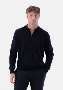 Поло van Laack Polo shirt, Blue/Dark Blue