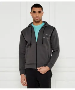 Толстовка с отвисшей лентой Regular fit Boss Green, серый