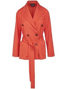 Двубортный шерстяной пиджак Lorena Antoniazzi, красный