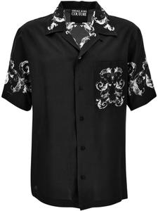 Versace Jeans Couture рубашка с принтом, черный