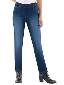 Джинсы-слипоны темно-синего цвета WITT WEIDEN