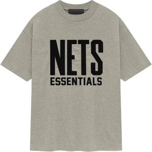 Футболка Nets Fear Of God Essentials, серый