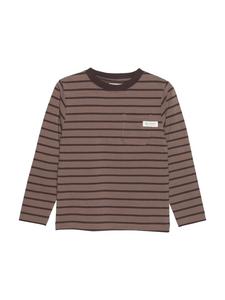 Лонгслив enfant Langarmshirt ENT-Shirt LS Stripe - 230341 Langarmshirt mit Streifen, коричневый