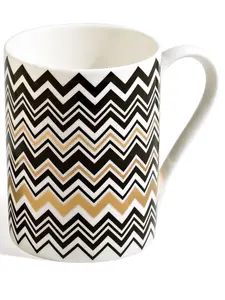 Кружка zig zag, 8,6х6,7 см, Missoni Home, белый