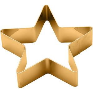Комплект колец для салфеток, держатели для салфеток, звездный дизайн, из нержавеющей стали Echtwerk, золотой