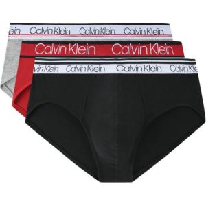 Кальвин Кляйн Трусы мужские 3 шт, 3 шт (Космический черный+Кокосовый серый+Кленовый красный)