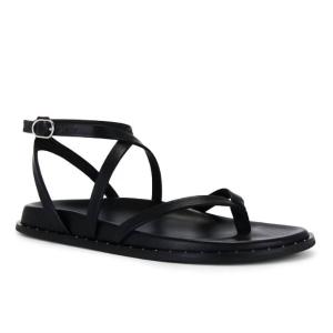 Women's Zana Flat Sandal In Black Paige