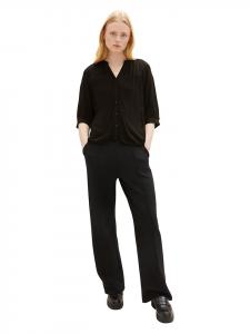 Блуза Tom Tailor, черный
