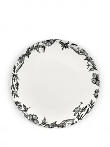 Набор из четырех тарелок с цветочным принтом из коллаборации с Tomorrowland Serax, белый