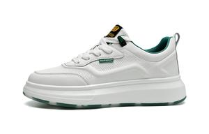 Кеды мужские, обувь для скейтбординга низкая Hla, белый/зеленый