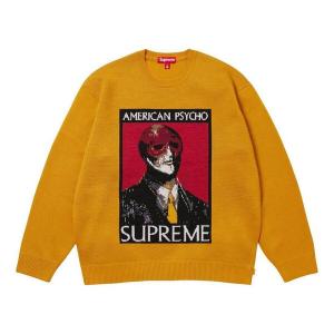 Свитер fw23 week5 american psycho sweater 'orange' Supreme, оранжевый