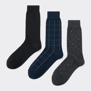 Носки длинные GU мужские, 3 пары