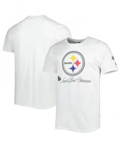 Мужская белая футболка Pittsburgh Steelers Historic Champs New Era, белый