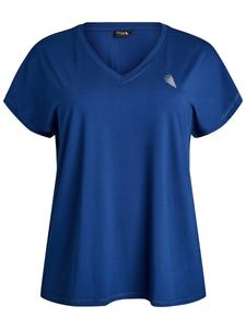 Рубашка Active by Zizzi Abasic, синий