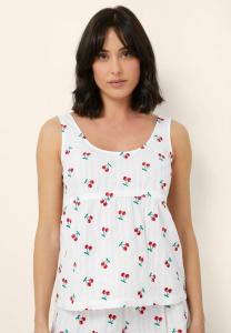 Пижамный топ Yamamay CHERRY , White With Print/White