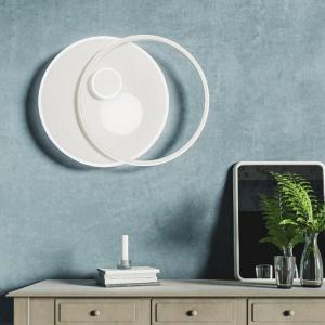 Светодиодный настенный и потолочный светильник Wofi Akon белого цвета 4x 10 Вт 3000 лм круглый, белый