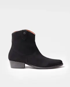 Женские замшевые ботильоны с застежкой-молнией Toni Pons, черный