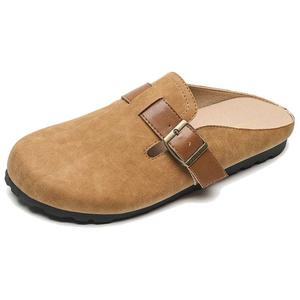 City camel Женские противоскользящие тапочки с закрытым носком на резиновой подошве - каштан, цвет Chestnut