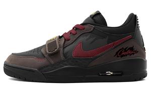 Jordan Легги 312 винтажные баскетбольные кроссовки Unisex Mid top Black/Brown/Red
