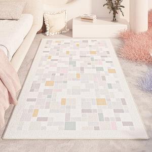 AOVOC Ковер 180х250 см для спальни/гостиной, светлый, Instagram-стиль, Yangguangdiantang Bedside Rug 03