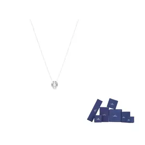 Swarovski Меземера кристалл родированное циркониевое ожерелье women's silver