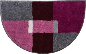 Коврик для ванной Erwin Müller Duschvorlage halbrund Zagori, фиолетовый