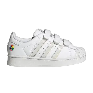 Кроссовки adidas Superstar Comfort Closure C LED Lights Pack - White Black, белый
