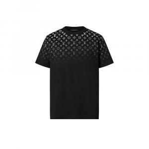 Футболка из хлопка с градиентом Louis Vuitton, черный