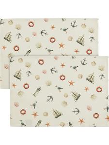 Erwin Müller Хлопковые салфетки под тарелки, 2 штуки, разных цветов