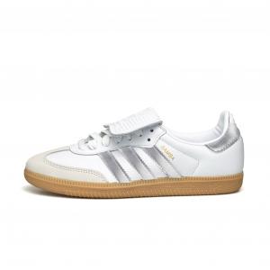 Adidas Originals Кроссовки для скейтбординга Samba LT Wao, Silver Mist, с противоскользящим покрытием, износостойкие, унисекс, серебристые