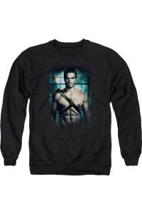 Толстовка Arrow Shirtless для взрослых с круглым вырезом Gildan, черный