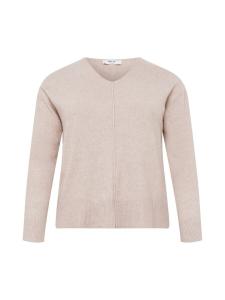 Тонкий вязаный свитер ABOUT YOU Curvy Sweater Asta, бежевый