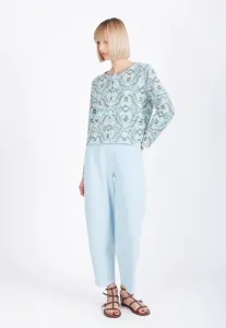 Кардиган с карманами и орнаментальным узором. Ivko, Sky