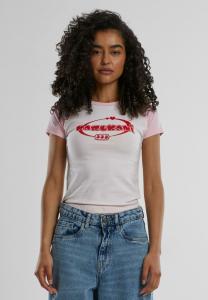 Рубашка с принтом Karl Kani, цвет Rose Red