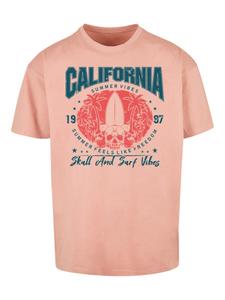 Рубашка F4NT4STIC California skull summer vibes, оранжевый