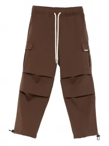 Карго-брюки на завязках Yes London, коричневый