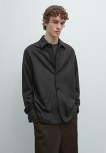 Куртка Massimo Dutti OVERSHIRT WITH POCKETS , Grey
