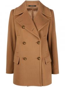 Tagliatore двубортное пальто Blanche, коричневый