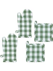 Redbest  Кухонный набор Cotton, 4 предмета, Nashville, зеленый